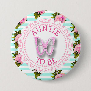 Tante to Be Baby Showknopf Button
