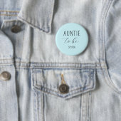 Tante to Be Blue Baby Shooting Button (Beispiel)