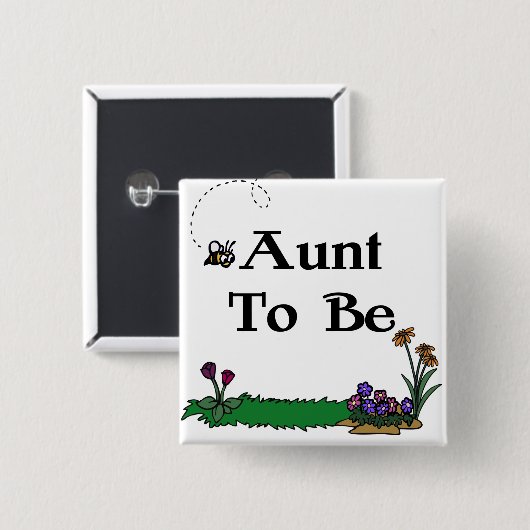 Tante To Be Button (Vorne & Hinten)