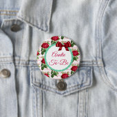 Tante to be Floral Chic Rose Button (Beispiel)