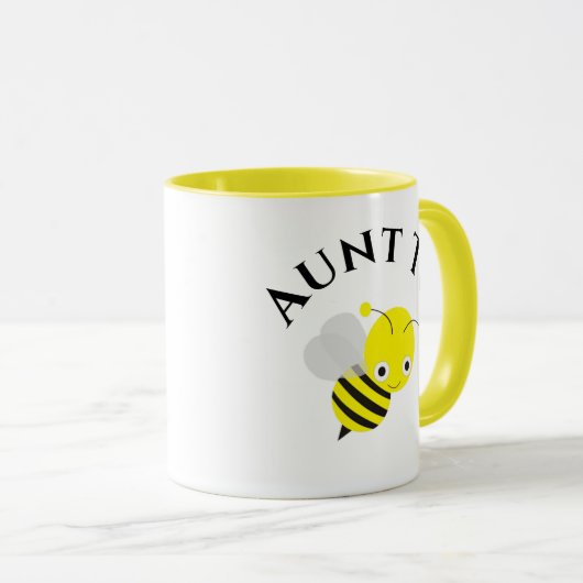 Tante to be New Tante Pregnancy Ankündigung Tasse (VorderseiteRechts)
