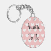 Tante to Be, Schwangerschaft Ankündigung Ultrasund Schlüsselanhänger (Vorderseite links)