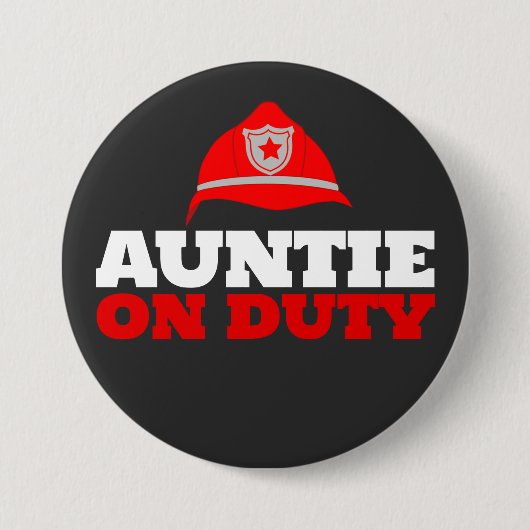 Tante to Duty Firefighter-Party Button (Vorderseite)
