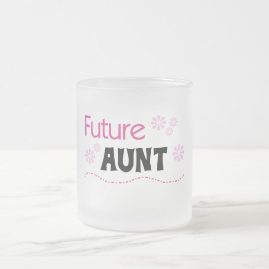 Tante Tshirts und Geschenke Mattglastasse (Mittel)