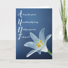 Tante Ttie Floral Geburtstagskarte Karte