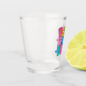 Tante überhaupt (Stil 9) Schnapsglas (Links)
