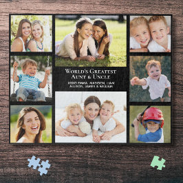 Tante Uncle 8 Foto Collage Puzzle