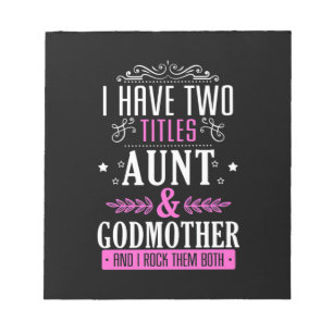 Tante und Mutter Notizblock