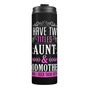 Tante und Mutter Thermosbecher
