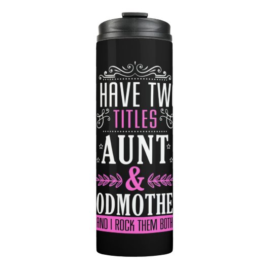 Tante und Mutter Thermosbecher (Vorderseite)