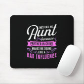 Tante und schlechter Einfluss Mousepad (Mit Mouse)