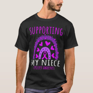Tante UnMen Women Lila Niece Support Epilepsie T-Shirt