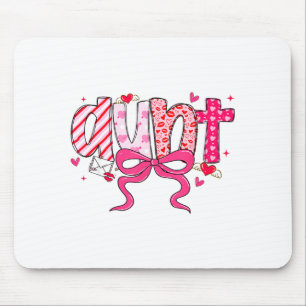 Tante Valentine Herz Tante Valentinstag Kokette Mousepad