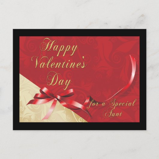 Tante Valentine Postkarte (Vorderseite)