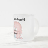 Tante von New Nephew Tshirts und Geschenke Mattglastasse (VorderseiteRechts)