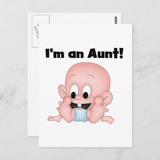 Tante von New Nephew Tshirts und Geschenke Postkarte (Vorne/Hinten)