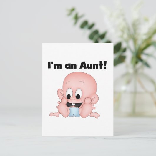 Tante von New Nephew Tshirts und Geschenke Postkarte (Stehend Vorderseite)