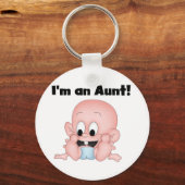 Tante von New Nephew Tshirts und Geschenke Schlüsselanhänger (Vorderseite)
