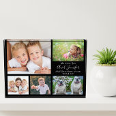 Tante We Liebe You White Script Collage Fotoblock