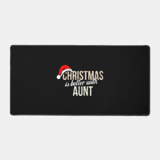 Tante - Weihnachten ist besser mit Tante Schreibtischunterlage