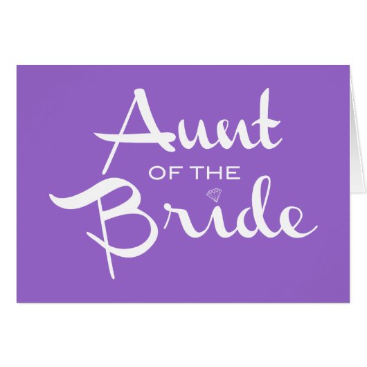 Tante White auf Lila (Vorderseite (Horizontal))