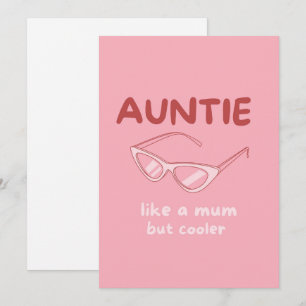 "Tante - wie eine Mama, aber cooler" Feiertagskarte