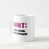 Tante: Wie eine Mama nur cooler Kaffeetasse (Vorderseite Links)