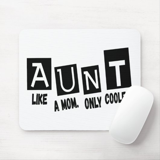 Tante wie Mutter nur cooler Mousepad (Mit Mouse)