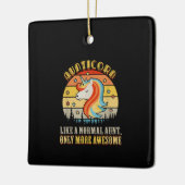 Tante wie normale Tante nur phantastischer aunti Keramikornament (Links)