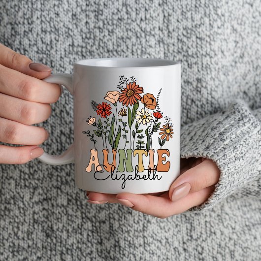 Tante Wildblumen Frauentag Muttertag 2024 Kaffeetasse