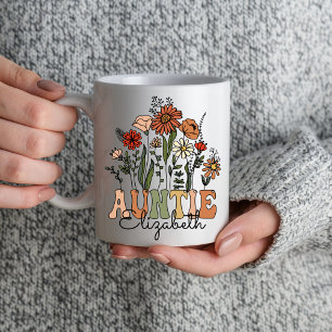Tante Wildblumen Frauentag Muttertag 2024 Kaffeetasse
