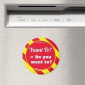 Tante? = will du zu? magnet (In Situ (Geschirrspüler))