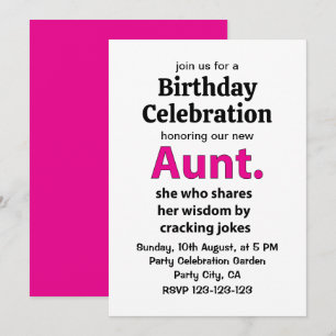Tante Zitat Tante Geburtstag Einladung
