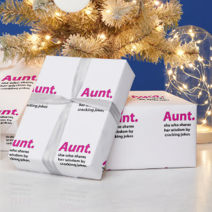 Tante Zitat Tante Geschenkpapier
