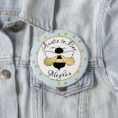 Tante zu Bee Gold Confetti Button (Beispiel)