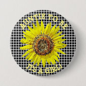 Tante zum zu sein, SEIN EINE MÄDCHEN Button (Vorderseite)