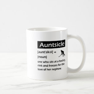 Tanteicle Lustige Hockey-Tante Sicle-Definition Fr Kaffeetasse