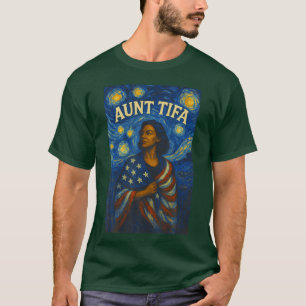 Tanteifa Frau Mit Usa-Flagge Einheit Geschenkidee T-Shirt