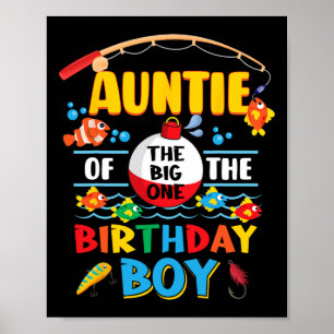Tanten der großen Fischen 1. Geburtstag ofisal Poster