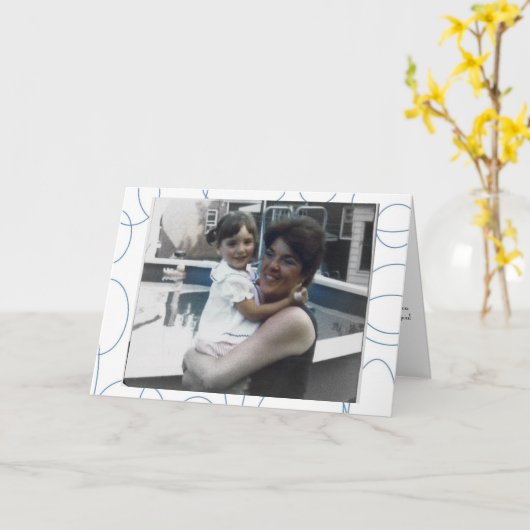 Tanten - Grußkarte Karte (Gelbe Blume)