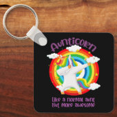 Tanten wie eine normale Tante, aber Phantastischer Schlüsselanhänger (Vorderseite)