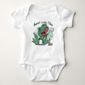 Tante's Little T. Rex von Mudge Studios Baby Strampler (Vorderseite)
