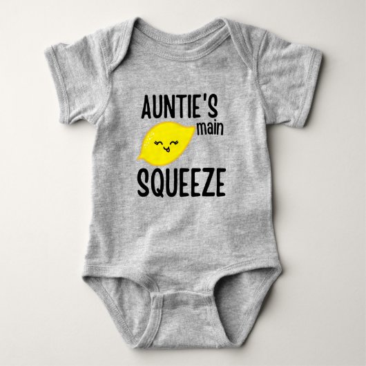 Tante's Main Squeeze Funny zu einem Tantchen Baby Baby Strampler (Vorderseite)