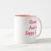 Tante's Schlappbecher Zweifarbige Tasse (VorderseiteRechts)