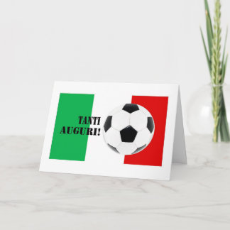 Tanti Auguri - Glücklicher Geburtstag auf Italieni Karte