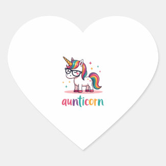 Tanticorn Tante Dabbing Einhorn Tante Tante Christ Herz-Aufkleber