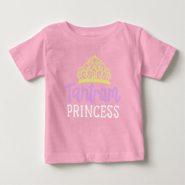 Tantrum Princess Baby T-shirt (Vorderseite)