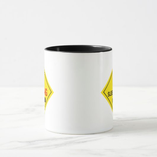 Tantrum-Zone/Schlaf beraubte Elternteil-Tasse Tasse (Zentrum)