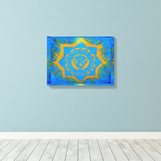 Tantrylesymbol Leinwanddruck (Insitu (Holzboden))