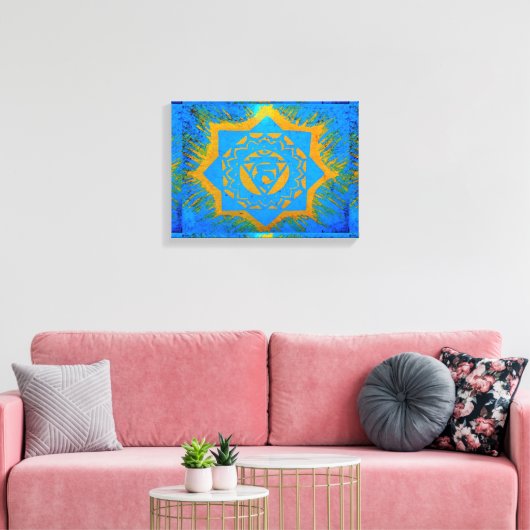 Tantrylesymbol Leinwanddruck (Insitu (Wohnzimmer))